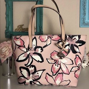 Kate spade floral tote bag